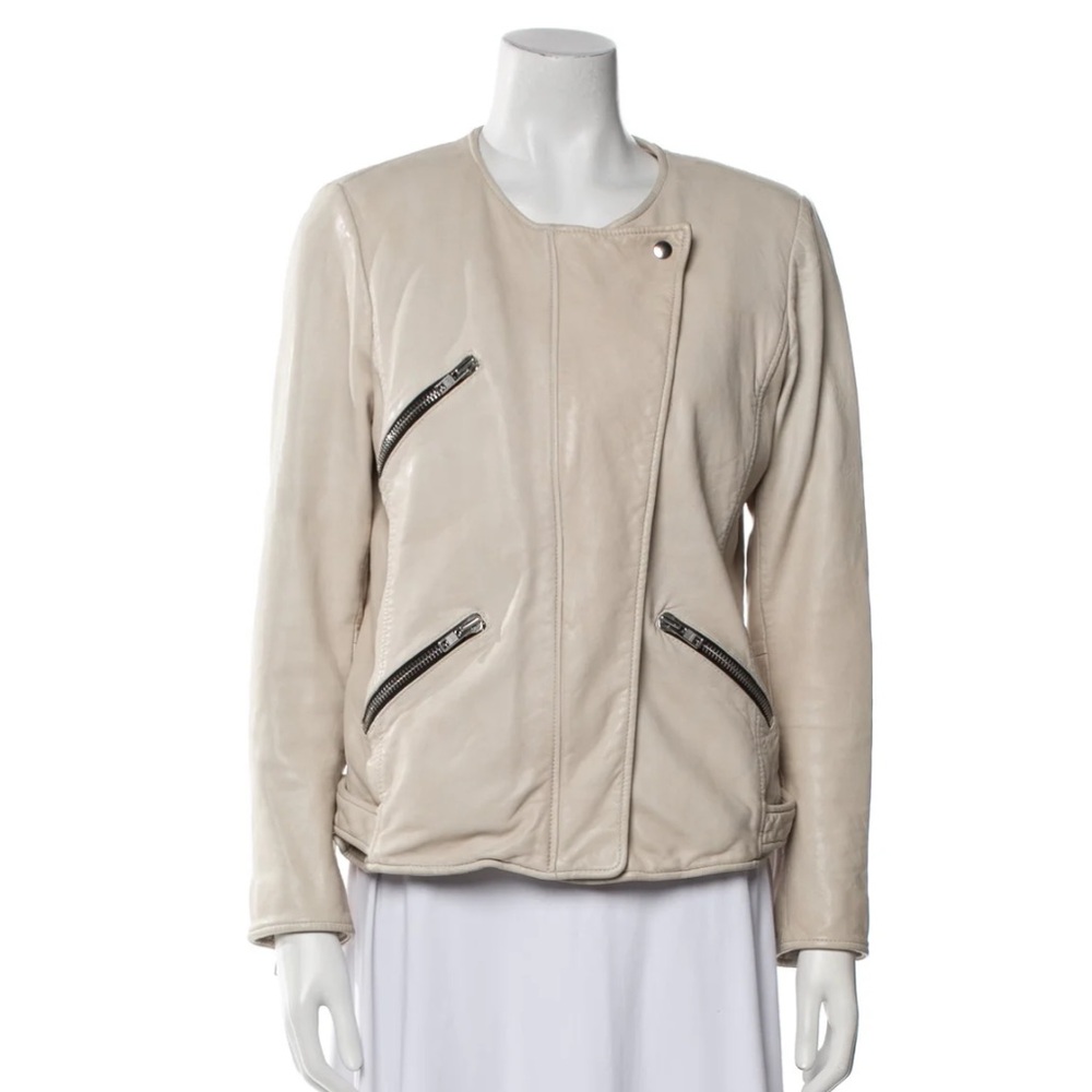 Isabel Marant Etoile Off-White Leather Jacket
